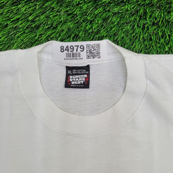 Vintage 1991 New-York 25th Anniversary Shirt Womens XL 21x26 White Vica - Picture 9 of 13